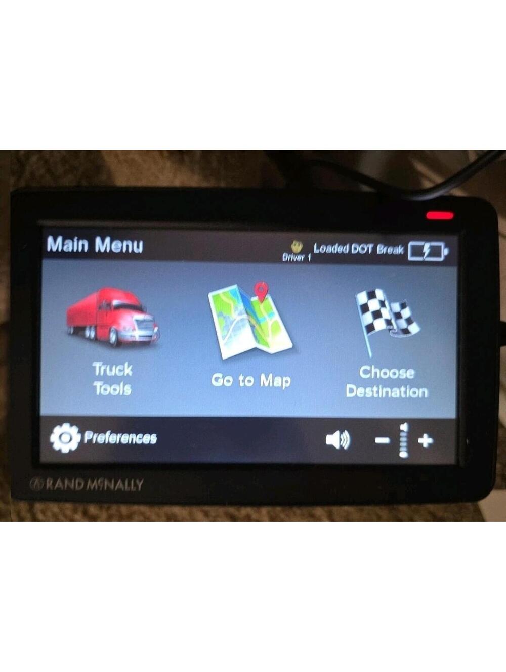 Rand McNally TND-730 Truck GPS Receiver TESTED (SEE DESCRIPTION)
